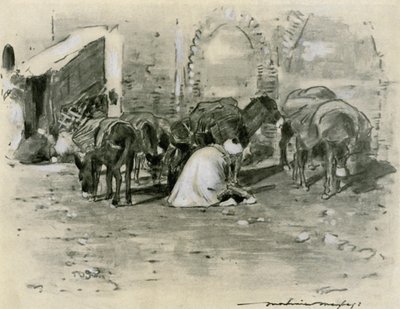 Gadebillede i Tanger af Mortimer Ludington Menpes